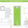 Self-Adhesive Door Mural 77 x 200 cm, Green Grass 3D Design view 2