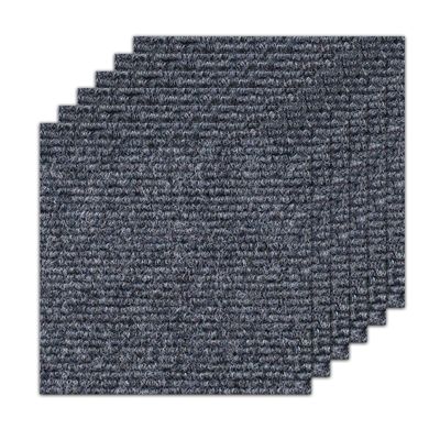 Self-Adhesive Carpet Tiles, Cold-Resistant Carpet Squares, 12 x 12 in, 48-Pack