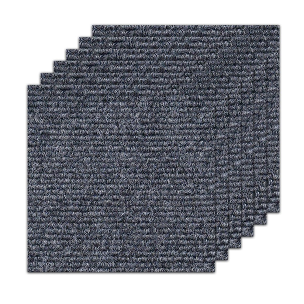 Self-Adhesive Carpet Tiles, Cold-Resistant Carpet Squares, 12 x 12 in, 48-Pack