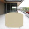 Round Garden Furniture Cover 180 x 80 cm (Dia. x H), Beige view 2