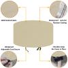 Round Garden Furniture Cover 180 x 80 cm (Dia. x H), Beige view 3