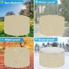 Round Garden Furniture Cover 180 x 80 cm (Dia. x H), Beige view 4