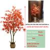 Elitix Artificial Red Japanese Maple Bonsai Tree with Planter, 60 cm view 2