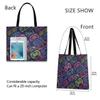 Colorful Gamepad Canvas Tote Bag for Women, Reusable Shopping Bag view 4