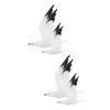 HANABASS 4-Piece Artificial Seagull Ornaments for Garden and Home Decor view 1