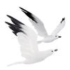 HANABASS 4-Piece Artificial Seagull Ornaments for Garden and Home Decor view 3