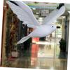 HANABASS 4-Piece Artificial Seagull Ornaments for Garden and Home Decor view 4