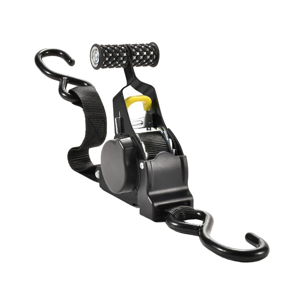 Qurygin Heavy-Duty Retractable Ratchet Tie-Down Strap