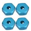 RC Car Wheel Hub Hex Adapters, 7 mm to 12 mm, with Pin view 1