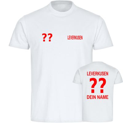 multifanshop Kids' T-Shirt - Leverkusen - Jersey Name