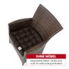 HAVE A SEAT Living Chair Cushions 48 x 46 cm, 6-Pack, Brown view 4