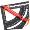 Angoily Aluminum Alloy Angle Finder, Adjustable 7-Inch Triangle Ruler for Woodworking view 2
