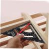 Angoily Aluminum Alloy Angle Finder, Adjustable 7-Inch Triangle Ruler for Woodworking view 3
