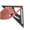 Angoily Aluminum Alloy Angle Finder, Adjustable 7-Inch Triangle Ruler for Woodworking view 4