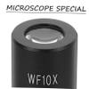 10-Piece Wide-Angle Microscope Eyepiece Lens Set, Black, Metal and Glass view 3