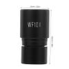 10-Piece Wide-Angle Microscope Eyepiece Lens Set, Black, Metal and Glass view 4