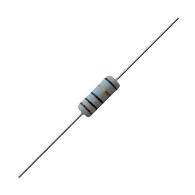 AUOQKQUT 100-Piece 1/4 W Wire-Wound Fuse Resistors, 5% Tolerance, 0.1–4.7 Ω