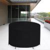 Round Outdoor Furniture Cover 120 x 120 cm, Black view 2