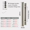 Double-Sided Barn Door Handle Set for Sliding Doors view 2