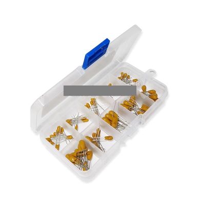 100-Piece 16V Tantalum Capacitor Assortment Kit, 10 Values × 10 Pieces, CZAOINCU