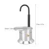 HAOHIZE 1-Cup Moka Pot, 50 ml, Aluminum Alloy Spout, 8.5 x 17 cm view 2