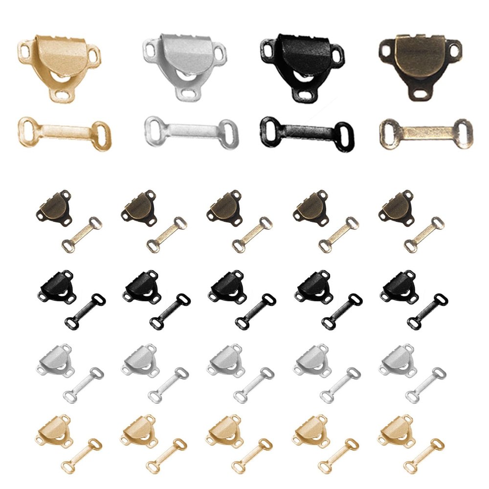 20 Set Hooks and Eyes for Sewing