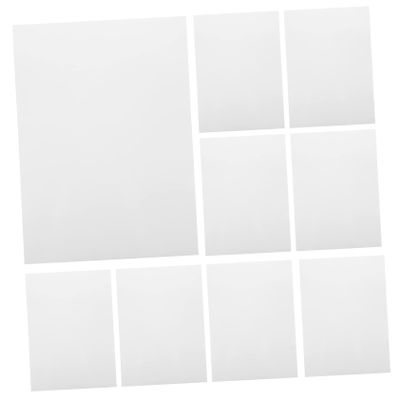CIYODO 10-Piece PVC Hard Sheets Lightbox Foils, Color-Mixing Cuttable Light Gel Sheets for Creative Art Projects and Scrapbooks