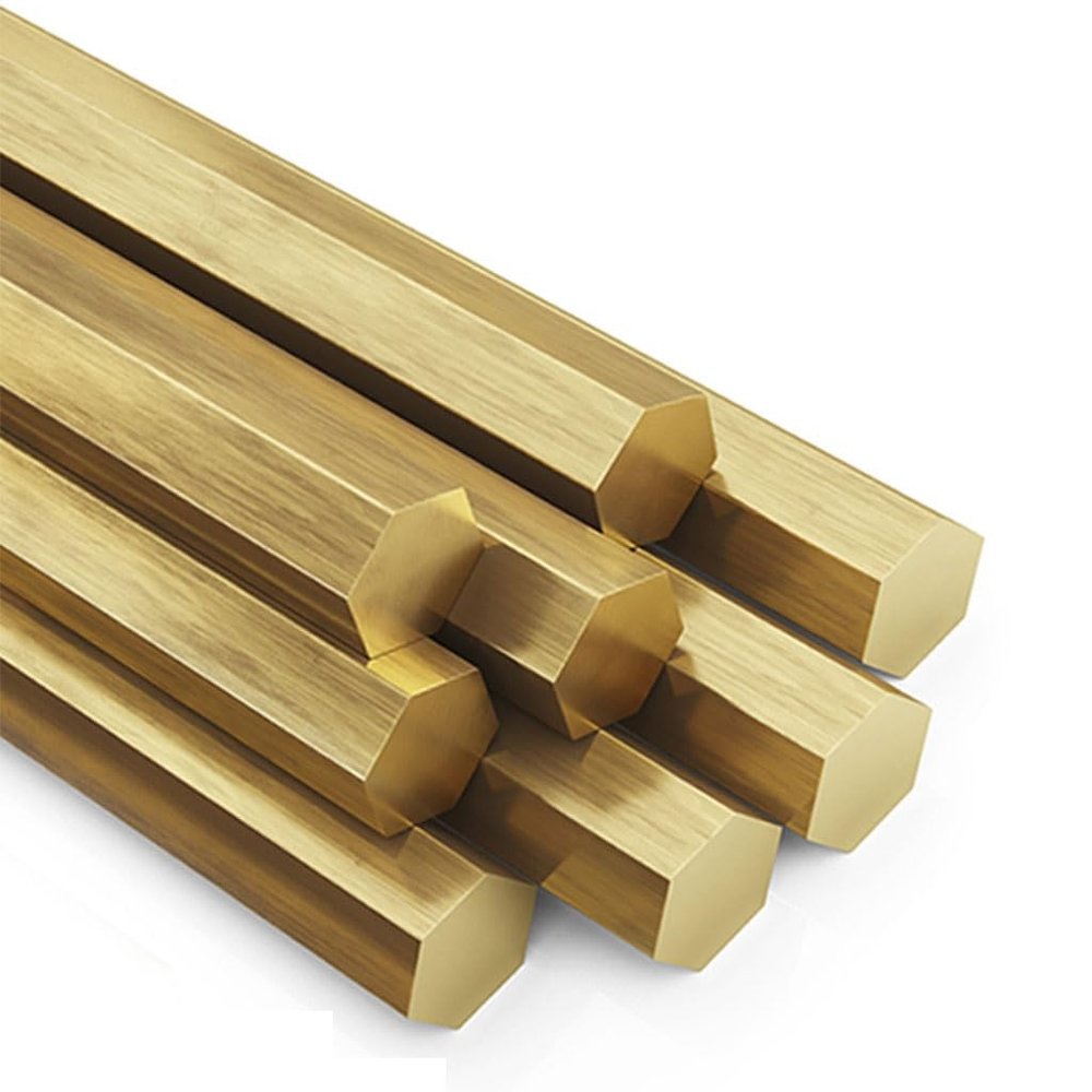 1 Pc 500 mm H59 Brass Hexagonal Bar, 3–15 mm Options (3 mm)