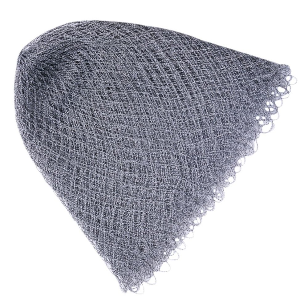 HONMEET Handwoven Steel Fishing Net Head with Durable, Sturdy Mesh for Outdoor Fishing and Fish Ponds