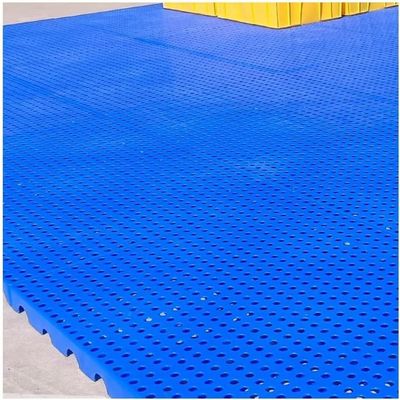 Plastic Storage Tray for Pallets, Interlocking Drainage Floor Mat, 50 x 50 x 3 cm