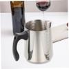 1000 ml Stainless Steel Milk Frothing Pitcher with Handle and Spout view 2