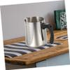 1000 ml Stainless Steel Milk Frothing Pitcher with Handle and Spout view 3