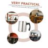 1000 ml Stainless Steel Milk Frothing Pitcher with Handle and Spout view 4