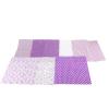 HAOHIZE 7-Piece Cotton Fabric Bundle, Purple view 1