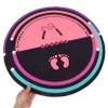 HONMEET Non-Slip Round Silicone Jump Rope Mat with Technofleece, Portable Multifunctional Training Pad for Home Exercise and Training view 4
