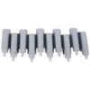 TOPINCN 10-Piece ABS Hinges for Cabinet Doors and Drawers, Soft-Close Buffers view 1
