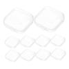 Transparent Plastic Earring Storage Boxes with Lids, 40-Pack view 1