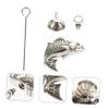 HAPINARY Pet Ash Pendant, Stainless Steel Cremation Urn with Funnel and Needle view 2