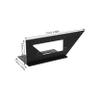 Gadpiparty 90-Degree Multifunctional T-Square for Woodworking, DIY, and Construction view 2