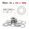 50-Piece 8 mm ID × 12 mm OD × 0.2 mm Ultra-Thin 304 Stainless Steel Flat Washers view 4