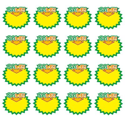 PLAFOPE 50-Piece Blank Price Labels for Retail Stores