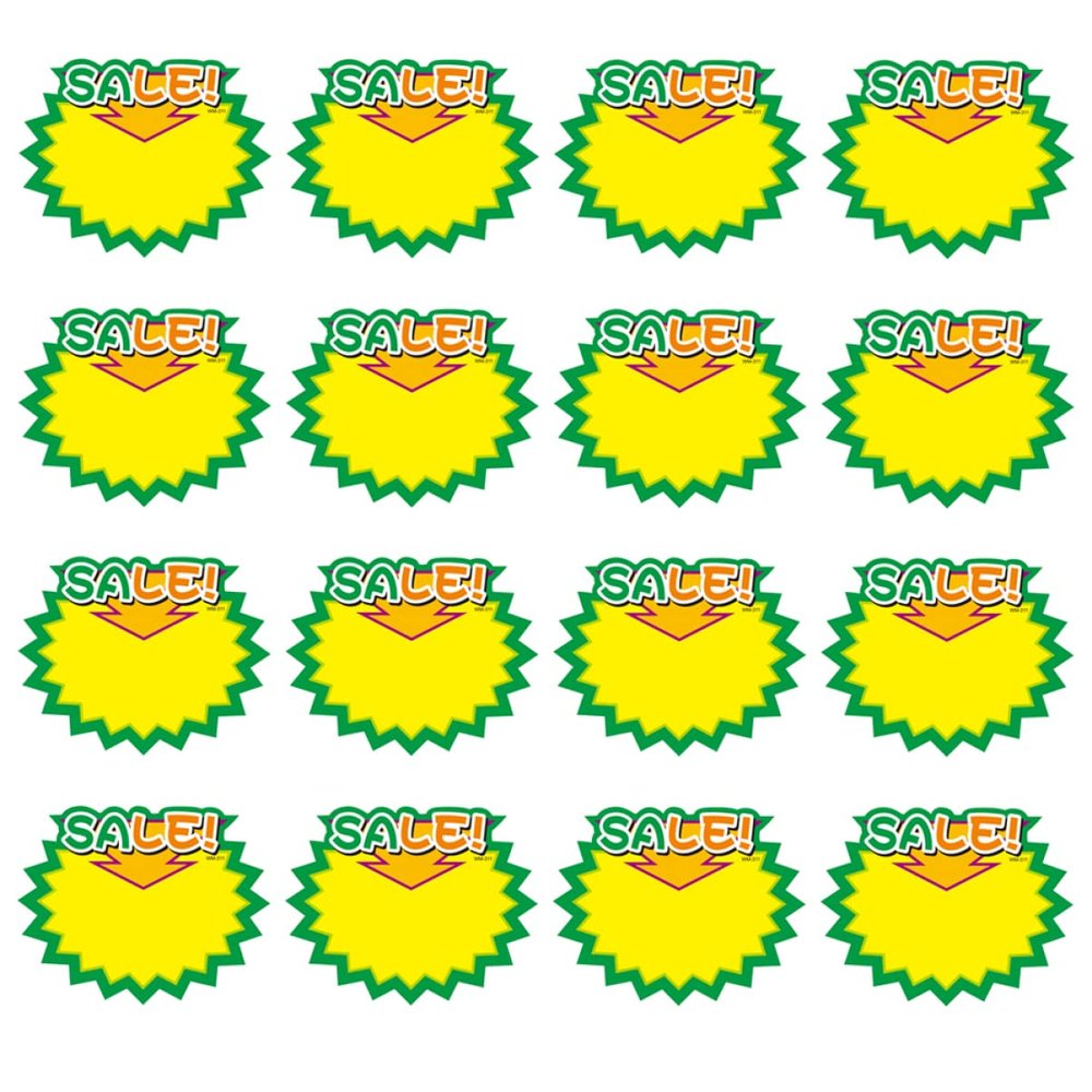 PLAFOPE 50-Piece Blank Price Labels for Retail Stores