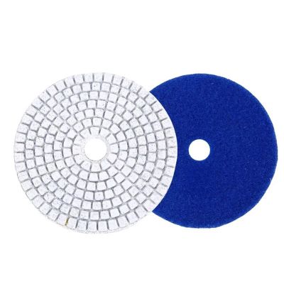 ZSjing 4-Inch Flexible Wet Diamond Polishing Disc for Ceramic, Marble, Granite, Stone, Tile, and Hand Tools, 1 Pc.
