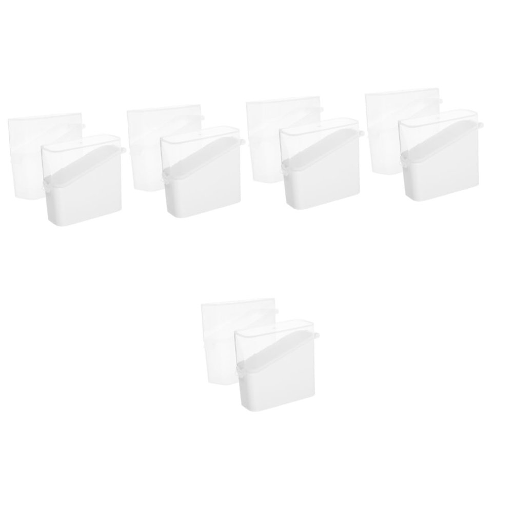PRETYZOOM 10-Piece Cheese Slice Storage Boxes, Refrigerator Organizer, PP Butter Containers