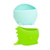 Amosfun Set of 2 Silicone Flower Pots for Home and Desk Decor view 1
