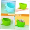 Amosfun Set of 2 Silicone Flower Pots for Home and Desk Decor view 2