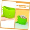 Amosfun Set of 2 Silicone Flower Pots for Home and Desk Decor view 3