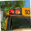 WHAMVOX White Iron Protective Cover for School Bus Warning Lights, Explosion-Proof and Durable, Easy to Install view 4