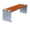 MANAFEEL Outdoor Park Bench with Backrest, 150 cm W view 1