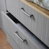 American-Style Kitchen Cabinet Handles, Glossy Black, for Drawers and Cabinet Doors, 160 mm, 1 Piece view 3